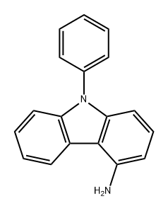 9-苯基-9H-咔唑-4-胺,1638263-75-8,结构式