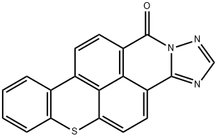 13H-thioxantheno[2,1,9-def][1,2,4]triazolo[1,5-b]isoquinolin-13-one  Structure