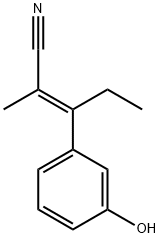 2-Pentenenitrile, 3-(3-hydroxyphenyl)-2-methyl-, (2E)-|