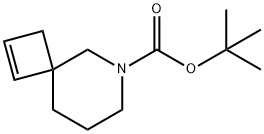 6-Azaspiro[3.5]non-1-ene-6-carboxylic acid, 1,1-dimethylethyl ester Structure