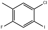 Benzene, 1-chloro-4-fluoro-2-iodo-5-methyl- 化学構造式