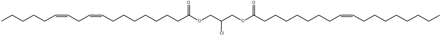 rac-1-Linoleoyl-3-oleoyl-2-chloropropanediol Structure