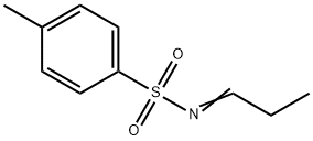 Benzenesulfonamide, 4-methyl-N-propylidene- 结构式