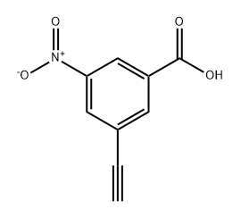 3-乙炔基-5-硝基苯甲酸,1639866-71-9,结构式