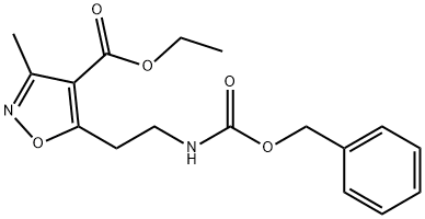 4-Isoxazolecarboxylic acid, 3-methyl-5-[2-[[(phenylmethoxy)carbonyl]amino]ethyl]-, ethyl ester