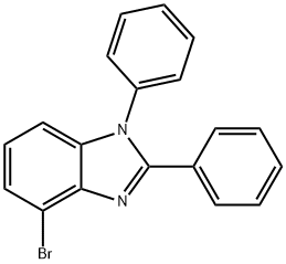 1H-Benzimidazole, 4-bromo-1,2-diphenyl- Struktur