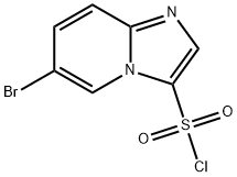 Imidazo[1,2-a]pyridine-3-sulfonyl chloride, 6-bromo-|6-溴咪唑并[1,2-A]吡啶-3-磺酰氯