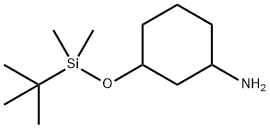 3-((tert-butyldimethylsilyl)oxy)cyclohexanamine Structure