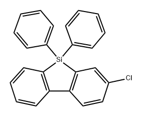 3-氯-5,5-二苯基-5H-二苯并[B,D]硅烷 结构式