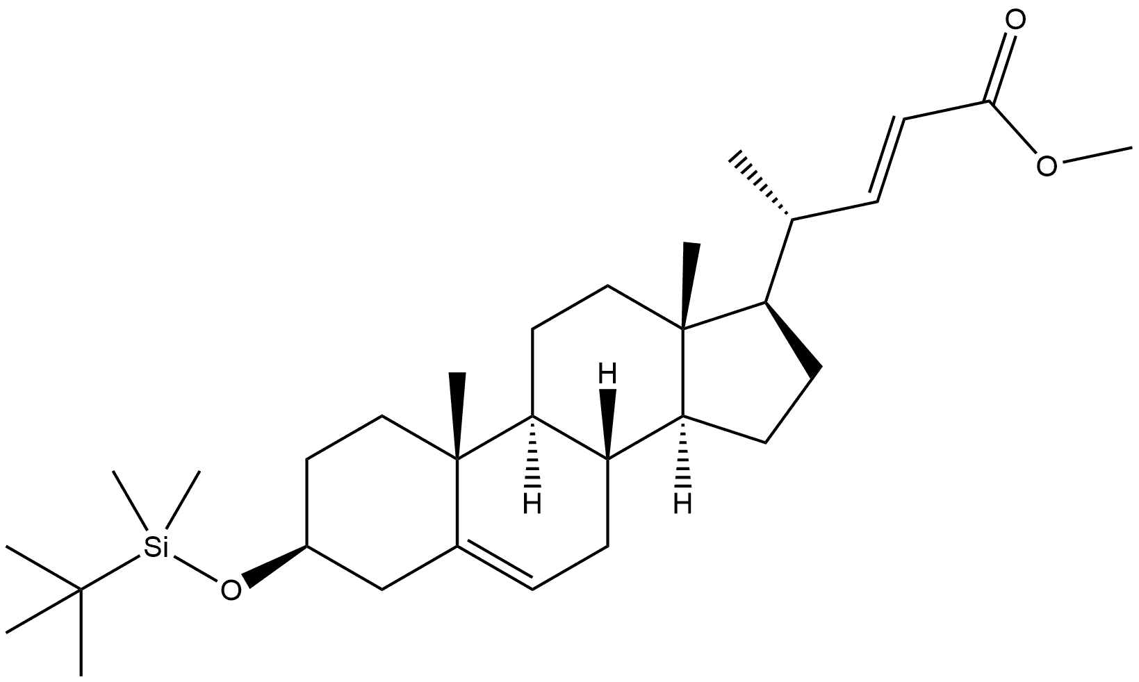 Chola-5,22-dien-24-oic acid, 3-[[(1,1-dimethylethyl)dimethylsilyl]oxy]-, methyl ester, (3β,22E)- (9CI)