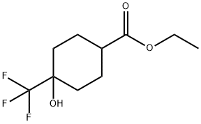 4-羟基-4-(三氟甲基)环己烷羧酸乙酯, 1643570-57-3, 结构式