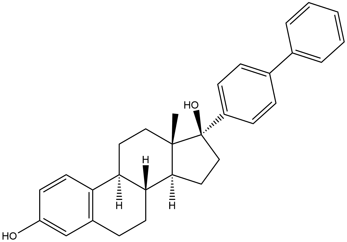 17-联苯雌二醇, 1643577-75-6, 结构式