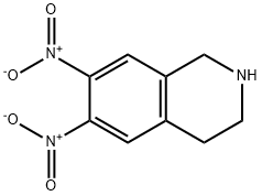 6,7-Dinitro-1,2,3,4-tetrahydroisoquinoline Struktur