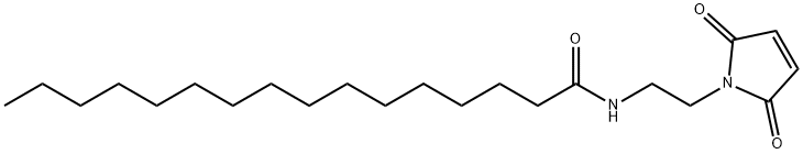 N‐(2‐(N‐palmitoyl)aminoethyl)maleimide Struktur