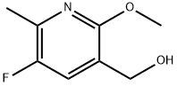 3-Pyridinemethanol, 5-fluoro-2-methoxy-6-methyl- 结构式