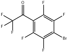 Ethanone, 1-(4-bromo-2,3,5,6-tetrafluorophenyl)-2,2,2-trifluoro- Structure
