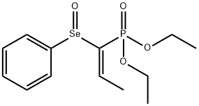 Phosphonic acid, P-[(1E)-1-(phenylseleninyl)-1-propen-1-yl]-, diethyl ester