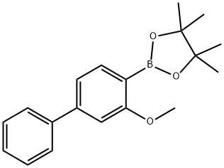 2-(3-Methoxy-[1,1'-biphenyl]-4-yl)-4,4,5,5-tetramethyl-1,3,2-dioxaborolane Structure
