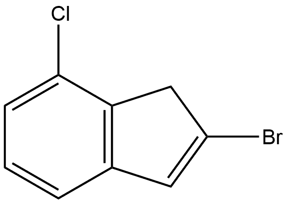 2-Bromo-7-chloro-1H-indene Structure