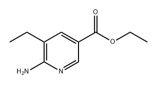 3-Pyridinecarboxylic acid, 6-amino-5-ethyl-, ethyl ester Structure