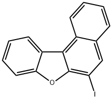 Benzo[b]naphtho[1,2-d]furan, 6-iodo- Struktur