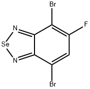 4,7-二溴-5-氟-2,1,3-苯并硒二唑 结构式