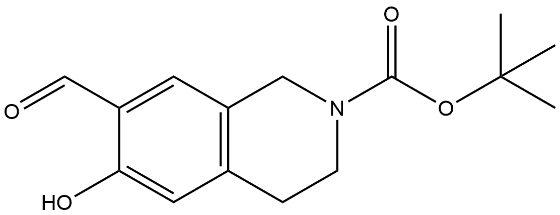 1,1-Dimethylethyl 7-formyl-3,4-dihydro-6-hydroxy-2(1H)-isoquinolinecarboxylate|7-甲酰基-6-羟基-3,4-二氢异喹啉-2(1H)-羧酸叔丁酯