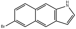 6-溴-1H-BENZ[F]?吲哚, 1656292-40-8, 结构式