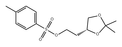 1,3-Dioxolane-4-ethanol, 2,2-dimethyl-, 4-methylbenzenesulfonate, (R)- (9CI),165657-75-0,结构式