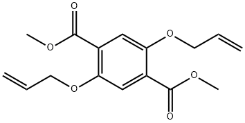 2,5-双(烯丙氧基)对苯二甲酸甲酯, 1656981-78-0, 结构式