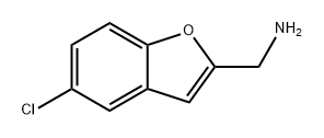 (5-氯苯并呋喃-2-基)甲胺, 165735-64-8, 结构式