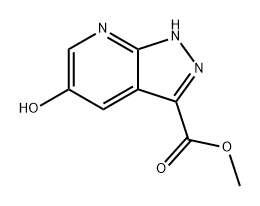 1H-Pyrazolo[3,4-b]pyridine-3-carboxylic acid, 5-hydroxy-, methyl ester Structure
