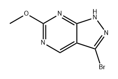 1H-Pyrazolo[3,4-d]pyrimidine, 3-bromo-6-methoxy- 结构式
