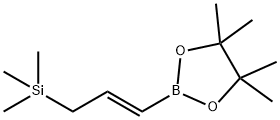 1,3,2-Dioxaborolane, 4,4,5,5-tetramethyl-2-[(1E)-3-(trimethylsilyl)-1-propen-1-yl]-,165904-17-6,结构式