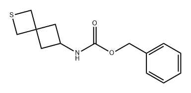 Carbamic acid, N-2-thiaspiro[3.3]hept-6-yl-, phenylmethyl ester Structure