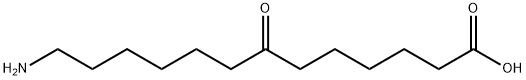 Tridecanoic acid, 13-amino-7-oxo- Struktur