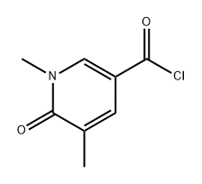 3-Pyridinecarbonyl chloride, 1,6-dihydro-1,5-dimethyl-6-oxo- Struktur