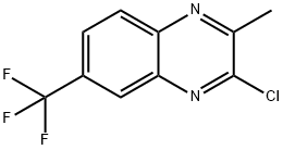 3-Chloro-6-(trifluoromethyl)-2-methylquinoxaline Struktur