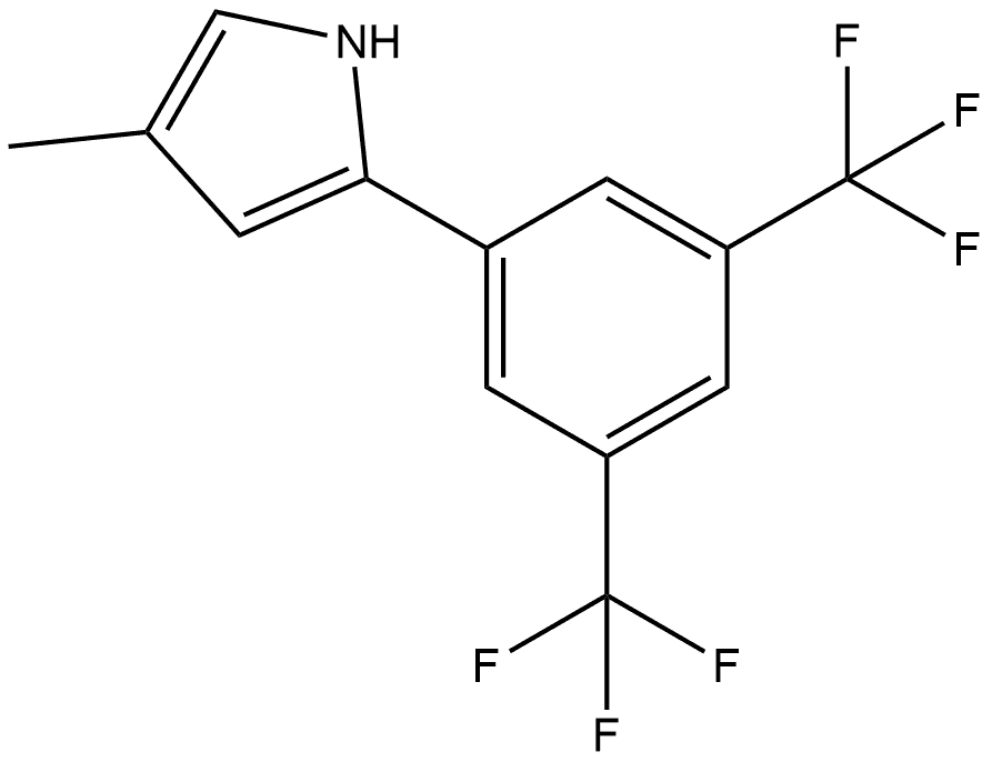 2-[3,5-Bis(trifluoromethyl)phenyl]-4-methylpyrrole|2-[3,5-双(三氟甲基)苯基]-4-甲基吡咯