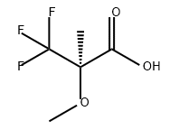 Propanoic acid, 3,3,3-trifluoro-2-methoxy-2-methyl-, (R)- (9CI) Structure