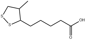 1,2-Dithiolane-3-pentanoic acid, 4-methyl- Structure