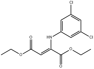 2-Butenedioic acid, 2-[(3,5-dichlorophenyl)amino]-, 1,4-diethyl ester, (2Z)- Structure