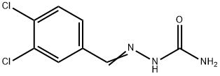 Hydrazinecarboxamide, 2-[(3,4-dichlorophenyl)methylene]- Structure