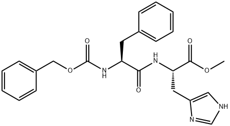 L-Histidine, N-[(phenylmethoxy)carbonyl]-L-phenylalanyl-, methyl ester 结构式