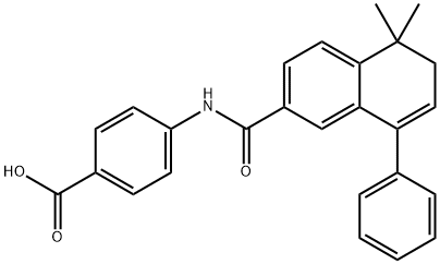 Benzoic acid, 4-[[(5,6-dihydro-5,5-dimethyl-8-phenyl-2-naphthalenyl)carbonyl]amino]-|化合物 T30497