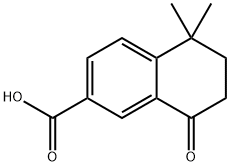 5,5-dimethyl-8-oxo-5,6,7,8-tetrahydronaphthalene-2-carboxylic acid Structure