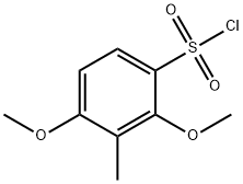 2,4-dimethoxy-3-methylbenzene-1-sulfonyl
chloride 化学構造式