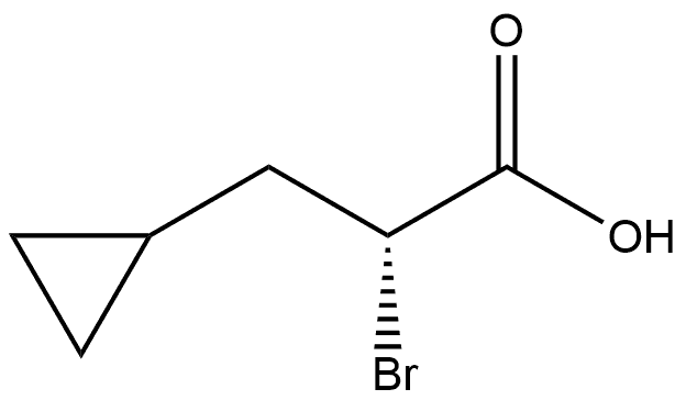 Cyclopropanepropanoic acid, α-bromo-, (R)- (9CI)|(R)-2-溴-3-环丙基丙酸