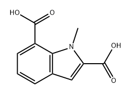 1H-Indole-2,7-dicarboxylic acid, 1-methyl-