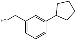 Benzenemethanol, 3-cyclopentyl- Structure